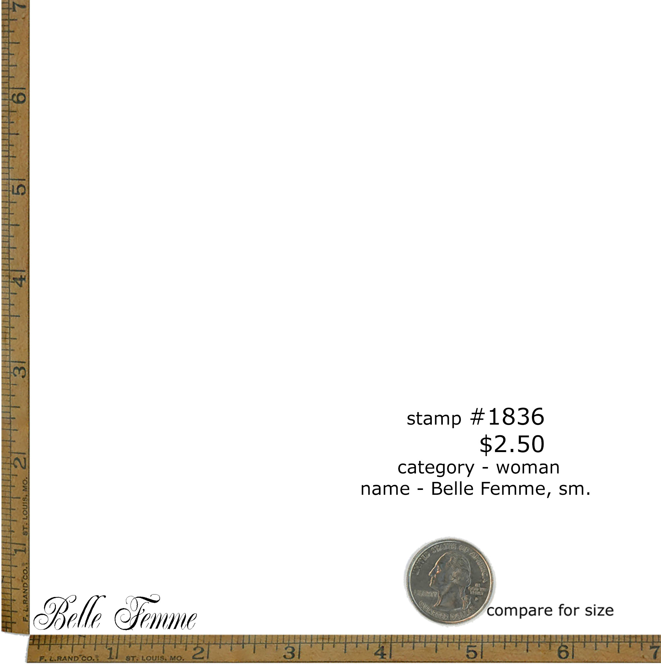 #1836 - Belle Femme, sm. - Woman